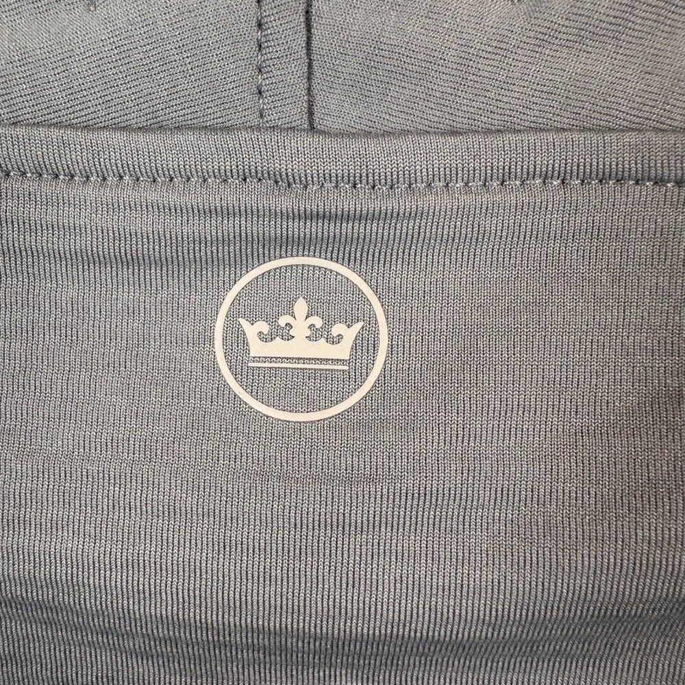 Peter Millar Men's 2XL Gray Gale Beaumont‎ Performance Crewneck Pullover Stretch - Picture 10 of 15